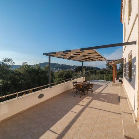 Вилла Olea Stone House Near The Sea Notos Экстерьер фото