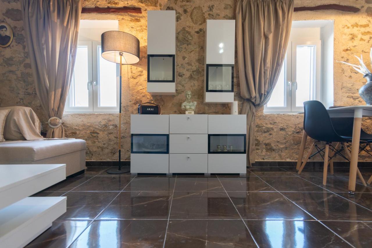 Вилла Olea Stone House Near The Sea Notos Экстерьер фото
