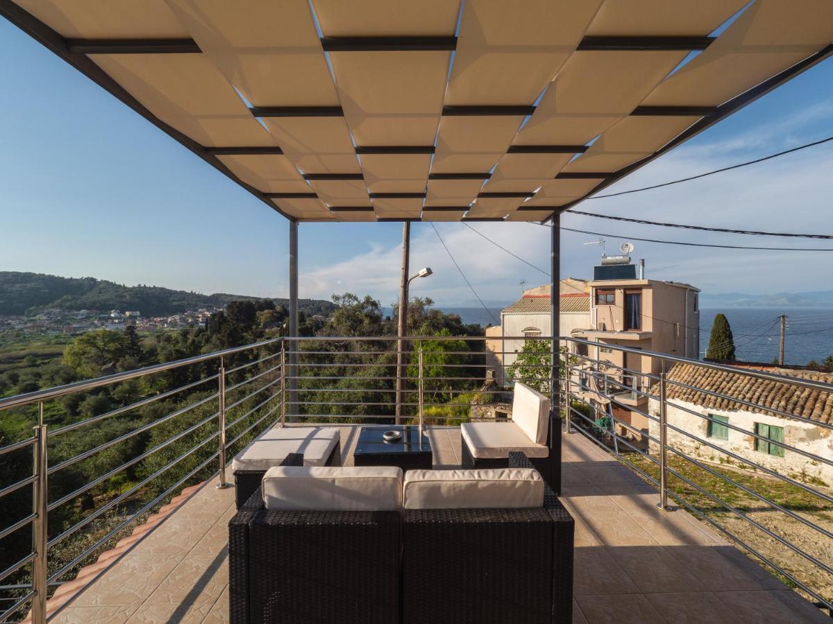 Вилла Olea Stone House Near The Sea Notos Экстерьер фото