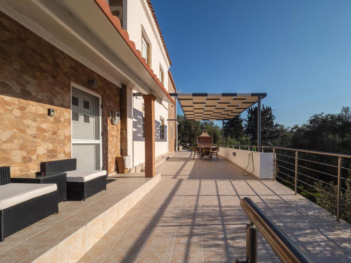 Вилла Olea Stone House Near The Sea Notos Экстерьер фото