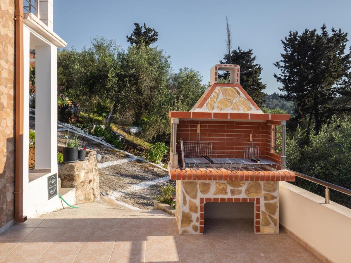 Вилла Olea Stone House Near The Sea Notos Экстерьер фото